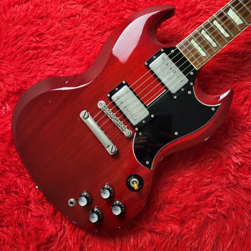 Greco SS-600 or SS-65 1990 SG Standard - Mint Collection - Cherry Red Finish - Original SCREAMIN Humbuckers - Fujigen Made - Made In Japan MIJ image 1