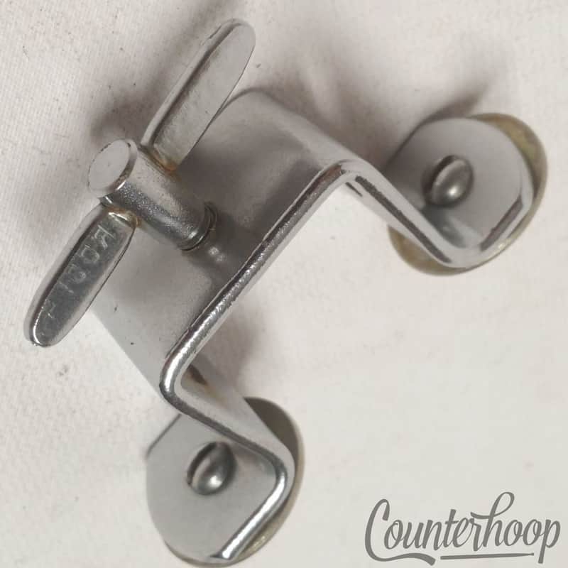 Rogers Floor Tom Leg Mount Bracket Straight Cleveland Holiday Vintage 50s-60s image 1