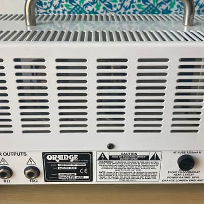 Orange TTHW15H Tiny Terror Hard-Wired Edition 15-Watt Guitar Amp Head 2009 - White image 2