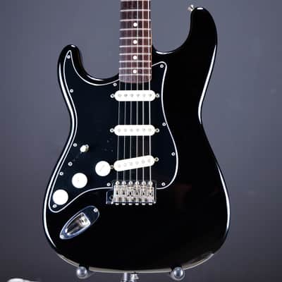 Fender MIJ Stratocaster Black Left Handed image 2