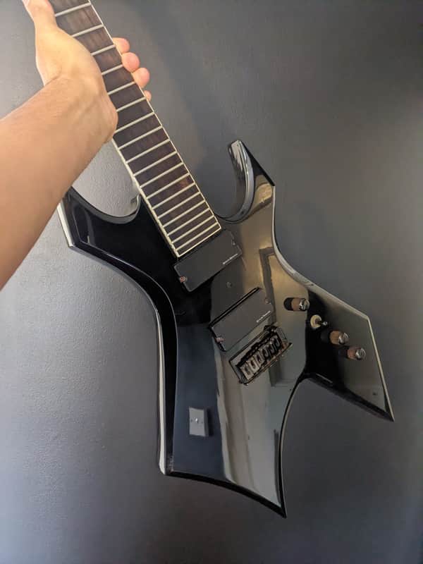 B.C. Rich Warlock Lucky 7 String Black image 1