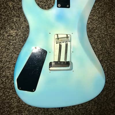 Vintage 1980's Kramer Striker 200 st custom electric guitar baretta Eddie van halen style guitar image 5