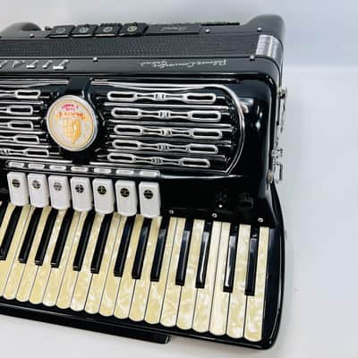 VTG Titano Palmer Converter Grand Piano Accordion Black LMH 41 Keys 120 Bass image 7