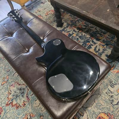2000s Kay Vintage Series - K-LP - Singlecut - Black - w/ Hardshell Case image 11