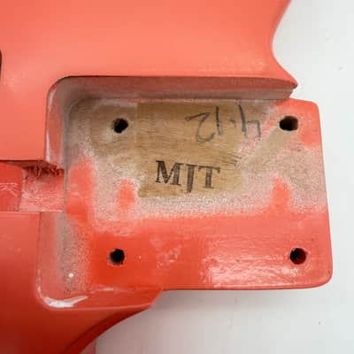 MJT Telecaster Body Alder Relic Nitro Faded Fiesta Light mjt6713 image 9