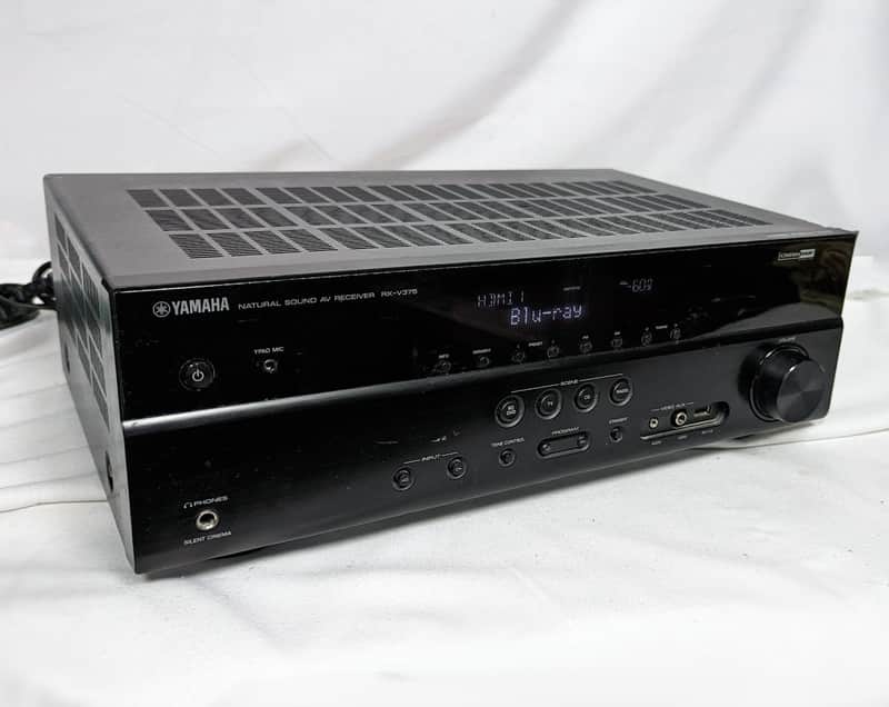 Yamaha RX-V375 5.1 Natural Sound HDMI AV Home Theater Stereo Receiver image 1