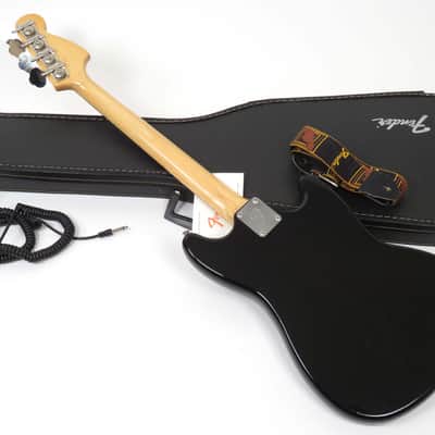 Fender Musicmaster Bass 1978 Black Left Handed with Hang Tag! image 3