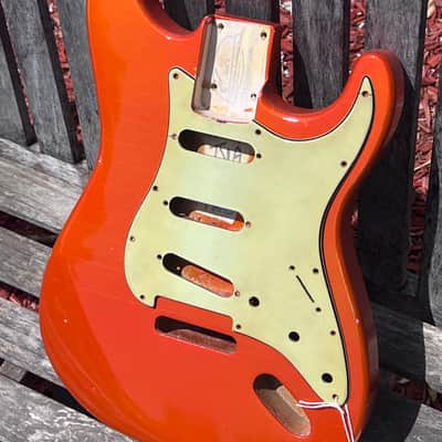 JVG ST BODY RELIC  GREEN EMERALD DEEP pearl     STRIPES -Z/28    ALDER     JVGuitars Reborn Old 2024 image 13