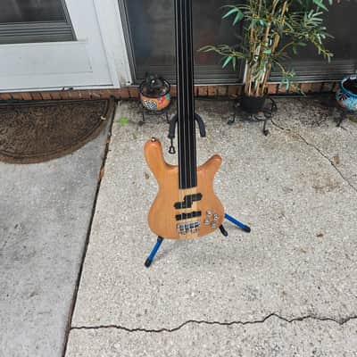 Warwick RockBass Streamer NT Neck Thru Fretless 2010s - Natural image 2
