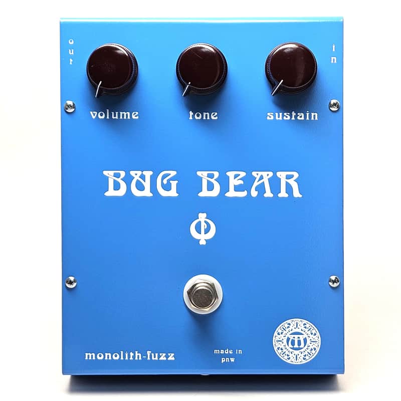used 2017 Monolith Fuzz Bug Bear (Modified Triangle) 1970s Silicon Sustain, Excellent Condition! image 1