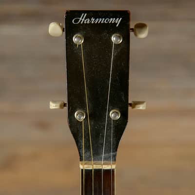 Harmony Sovereign H1201 Tenor Guitar Natural 1960s image 6