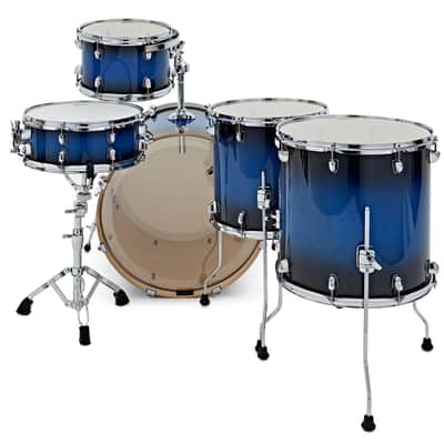 Premier Artist Series 22" 5PC Birch Drum Shell Pack Indigo Burst PAB22-5SP2INB image 2