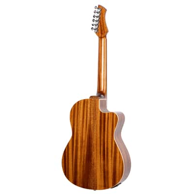 Ortega RCE238SN-FT-L Performer Series Solid Spruce Top Mahogany Neck Nylon 6-String Classical Acoustic-Electric Guitar w/Gig Bag For Left Hand Player image 3