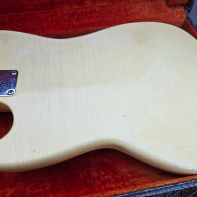 Fender Mustang Bass w/OHSC May 17, 1967 - Olympic White image 10