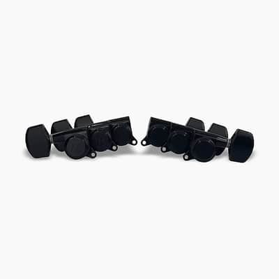 True Lok TK-7117-003 Mid-Size Locking Tuners 3x3 Black image 2