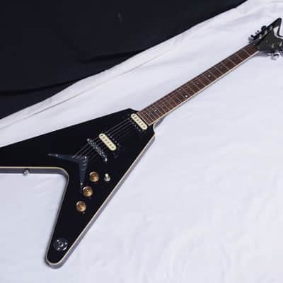 DEAN V 79 electric GUITAR Classic Black CBK V79 New - blem image 1