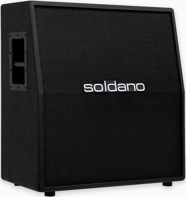 Soldano 212 Vertical Cabinet 2x12" Extension Cabinet Black image 1