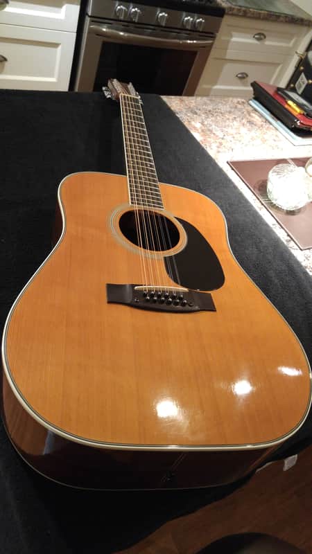 1971 Yamaki Deluxe Natural 12 String Acoustic Guitar | Reverb
