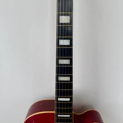 Silvertone 1382L Thin Twin Jimmy Reed 1950's - Cherry Sunburst image 8