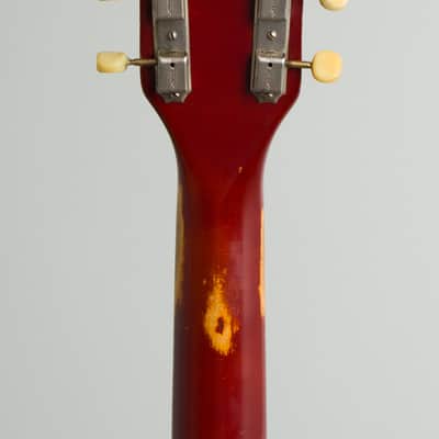 Silvertone Thin Twin Model 1369L Semi-Hollow Body Electric Guitar, made by Kay (1957), ser. #L7969-5905, black tolex hard shell case. image 6