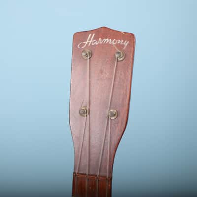 Vintage Harmony Soprano Ukulele Made In Chicago, US Mahogany 12 Fret image 5