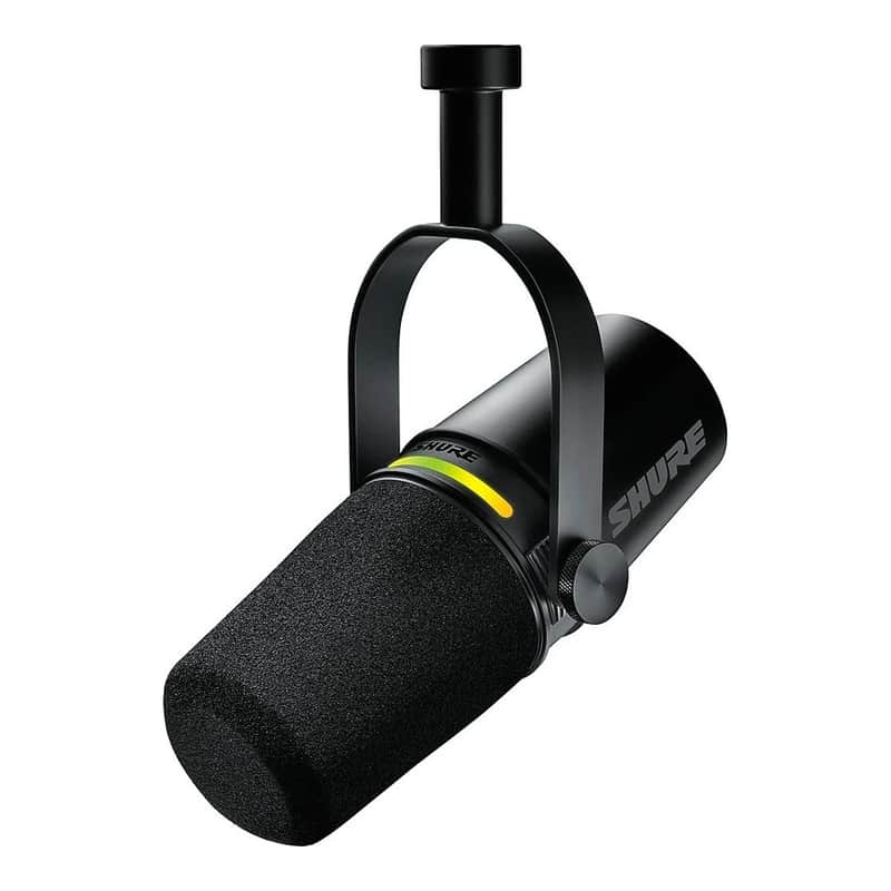 Shure MV7+ Podcast Microphone USB-C & XLR Dynamic Black