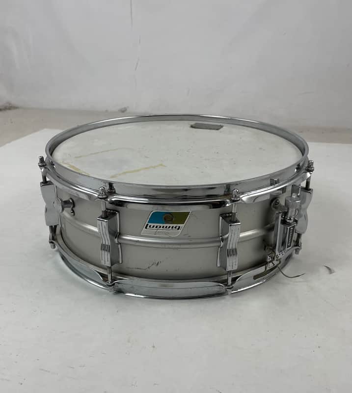 Ludwig No. 404 Acrolite 5x14" 8-Lug Aluminum Snare Drum image 1