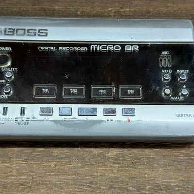 Boss Micro BR Digital Recorder 2000s - Silver / Black image 1