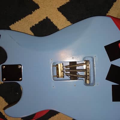 Billie Joe Armstrong (Green Day) "Blue" Stratocaster Replica image 12