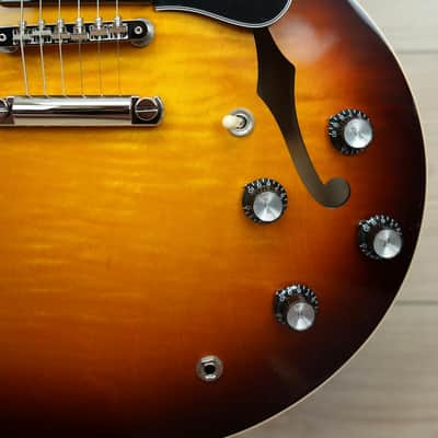 Gibson ES-335 Figured Semi-hollowbody Electric Guitar - Iced Tea #229 image 5