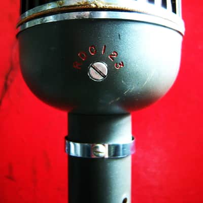 Vintage 1950's Altec 639A ribbon / dynamic cardioid microphone w Altec 24A stand image 14