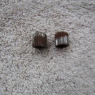 Vintage Threaded Inserts 1/2" Short Vintage Style Tailpiece Threaded Inserts Old & Crusty image 2