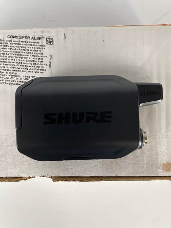 Shure GLXD1+ Dual Band Bodypack Wireless Microphone Transmitter, Z3 Band image 1