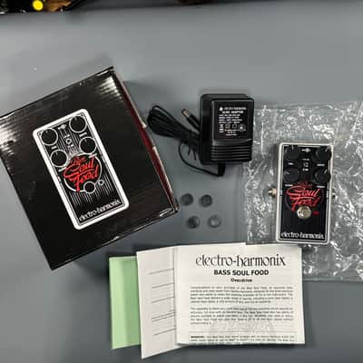 Electro-Harmonix Bass Soul Food Transparent Overdrive 2015 - Present - Black image 1