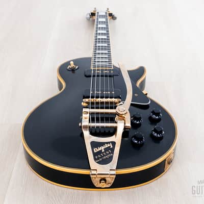1991 Gibson Custom Shop Edition Pre-Historic '54 Les Paul Custom Black Beauty w/ Case, Yamano image 10