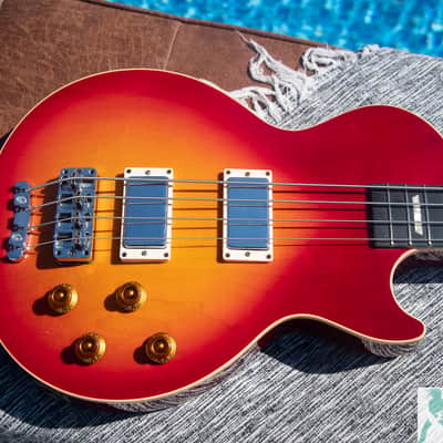 1997 Gibson Les Paul Standard Bass - Cherry Sunburst - Ebony FB - Pro Set Up w Perfect Frets/Action/Intonation - Demo Video! image 7