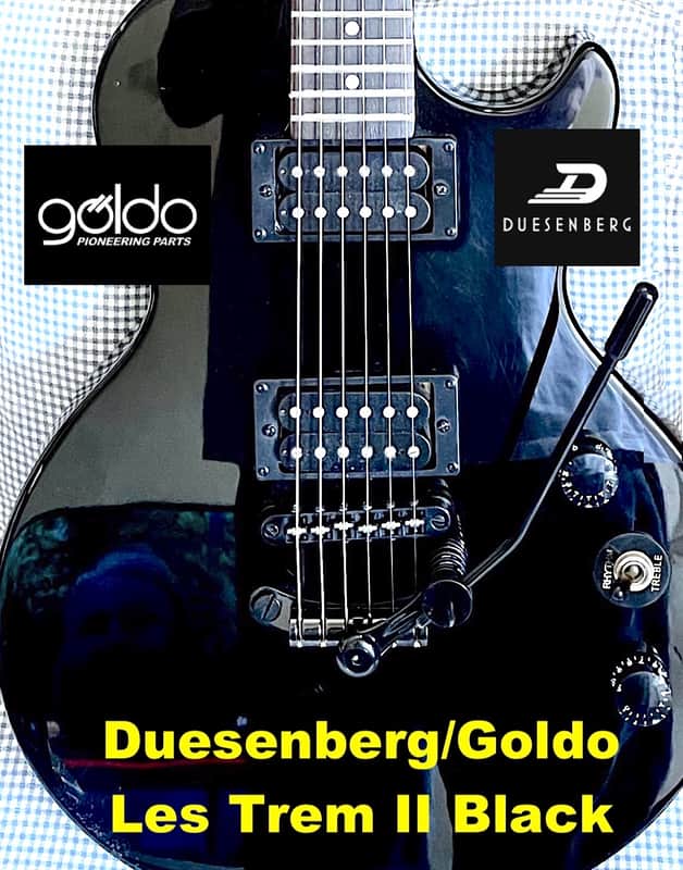 DEAL PRICED! Duesenberg/Goldo Les Trem II W/ Roller Saddle Bridge