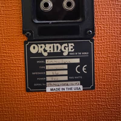 Orange PPC412 Guitar Cab Made In USA w/ factory Eminences image 5