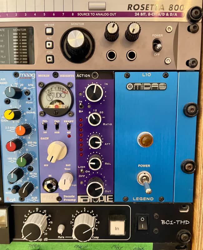 Purple Audio Action 500 Series FET Compressor Module 2010s - Purple image 1