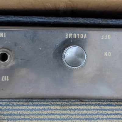 Vintage Kent Tube Guitar Combo Amplifier Blue/Cream w/ Original Shipping Box image 4