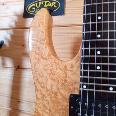 Handcrafted Boutique Electric Guitar – Birdseye Maple Top – Made in Italy (1980s–1990s) image 2