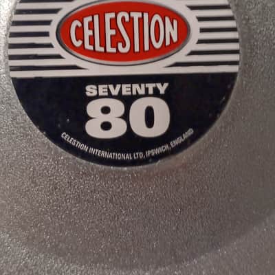 Celestion G12P-80 Seventy 80 12" 80-Watt 16 ohm Guitar Amp Speaker 2020s - Silver image 1