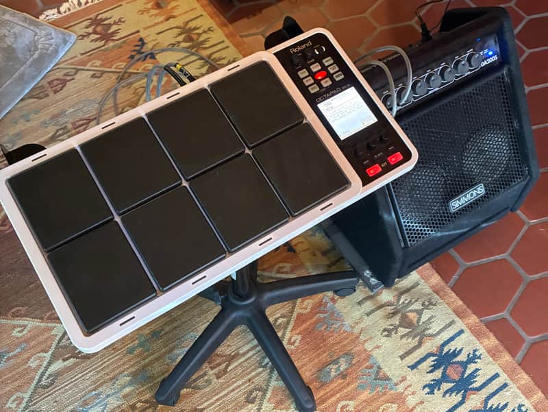 Roland Percussion Pad SPD-30 Rhythm Pads & Simmons DA200S Stereo Drum Monitor Amplifier image 1