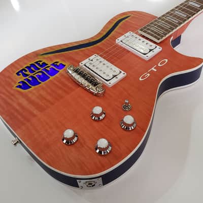 Schellinger Custom Guitars  GTO Judge Themed Guitar 2021 Carousel Red image 1