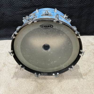 Rogers Blue Ripple 13/16/22 Early 60s Drum Set image 8