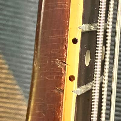 Gibson EB-3 Vintage SG Bass 1969 Walnut headstock repair EB3 image 14