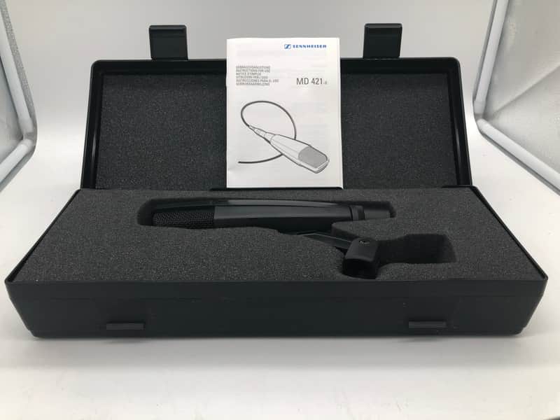 Sennheiser MD 421 II Cardioid Dynamic Microphone 2002 - Present Black image 1