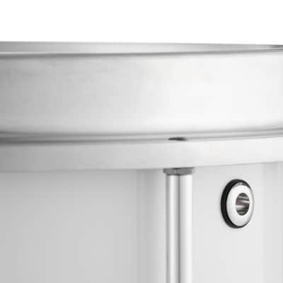 Pearl Marching Snare Drum, Pure White (FBX1412/A33) image 5