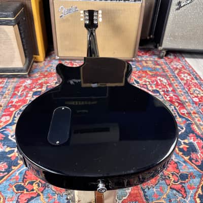 *6.87 lb* Les Paul Junior 2022 Ebony Dog Ear P90 image 10