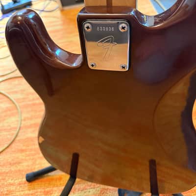 1975 Fender Precision- All Original Mocha Brown image 3